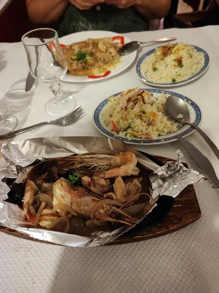 Gambas Mixte Et Poulet À L'ananas